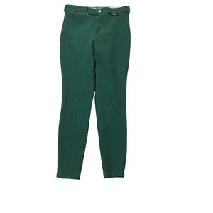 Horka Ridingwear Hunter Green Breeches Size 170 Kids NWOT
